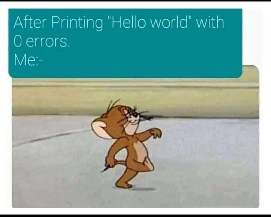 Sau này, khi đã đi làm hàng chục năm, tôi vẫn không quên cảm giác tự hào ngày ấy, nó lại là “xin chào thế giới, tôi là coder đây”😝