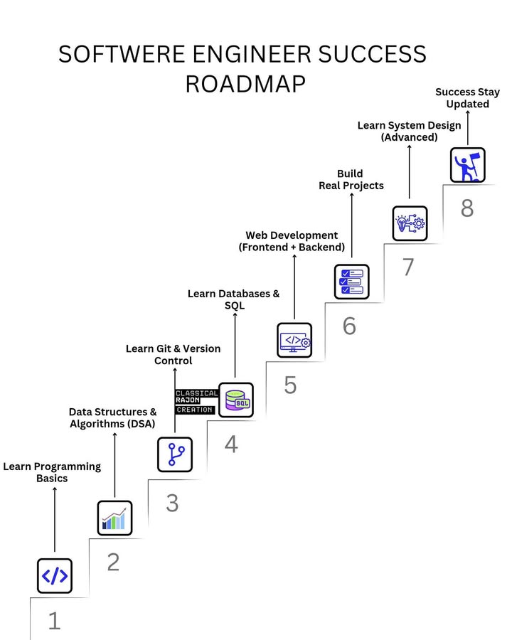 🎯 LỘ TRÌNH TRỞ THÀNH KỸ SƯ PHẦN MỀM CHUYÊN NGHIỆP